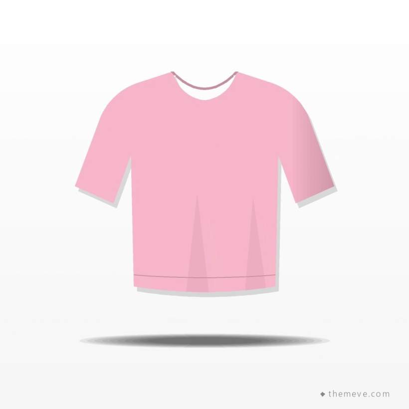 Crop Tee — Lavender