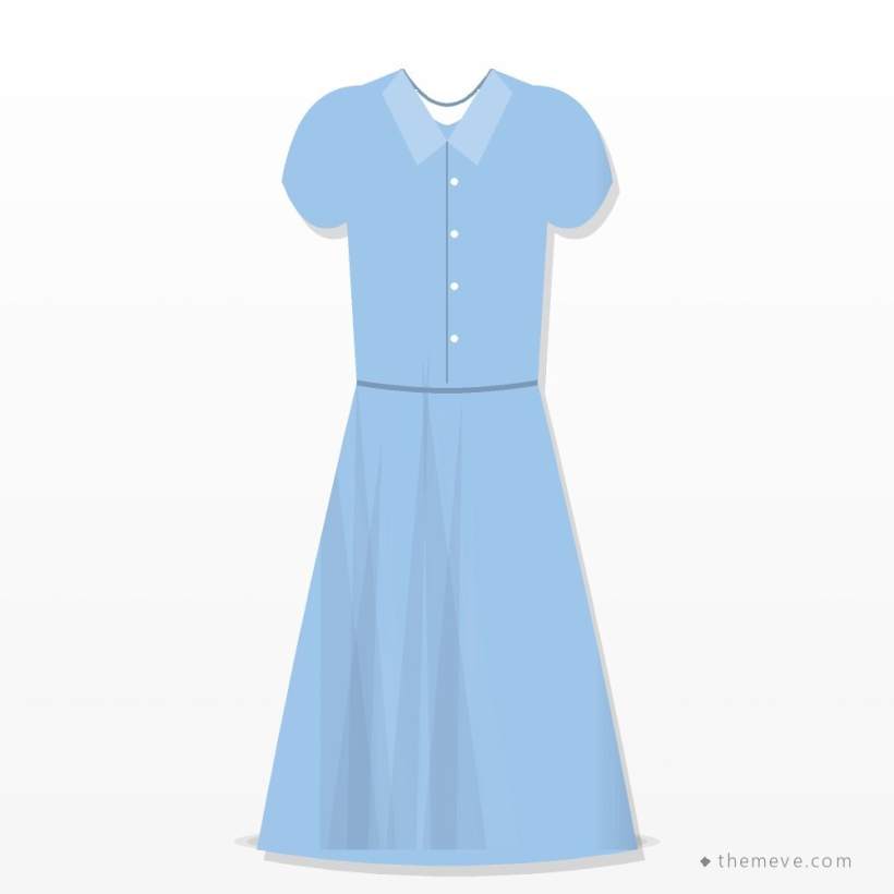 Shirt Dress — Sky
