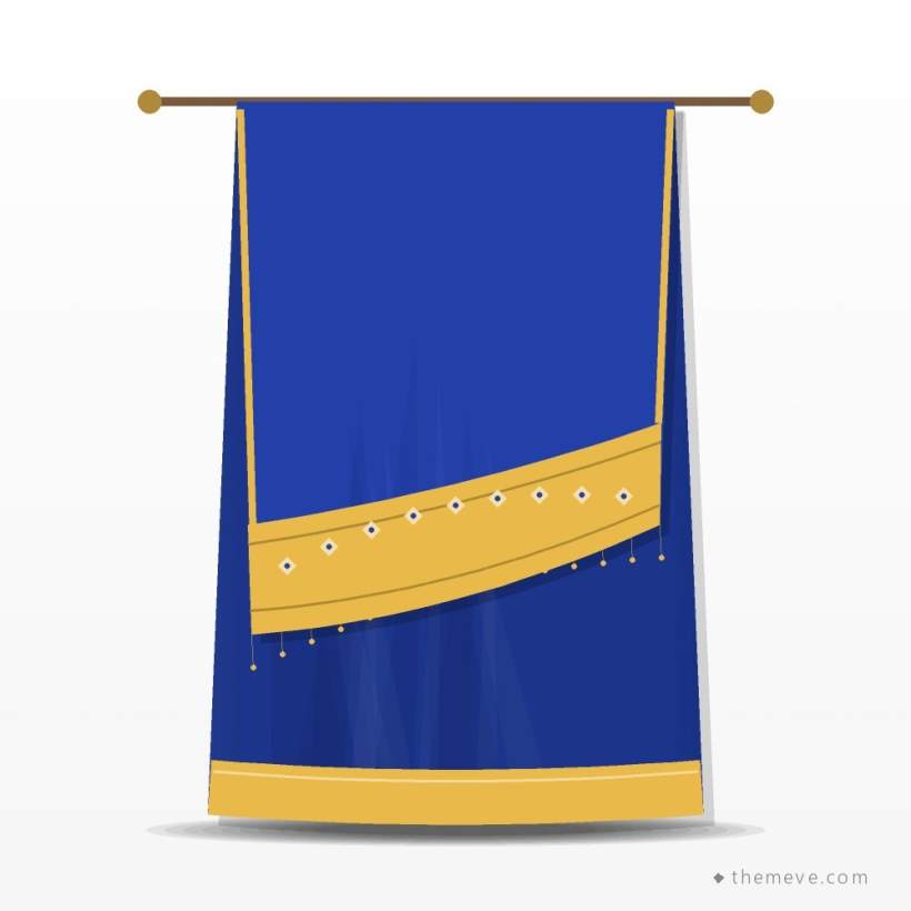 Soft Silk Saree — Royal Blue