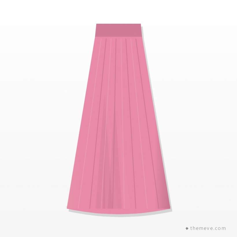 Pleated Skirt — Pink