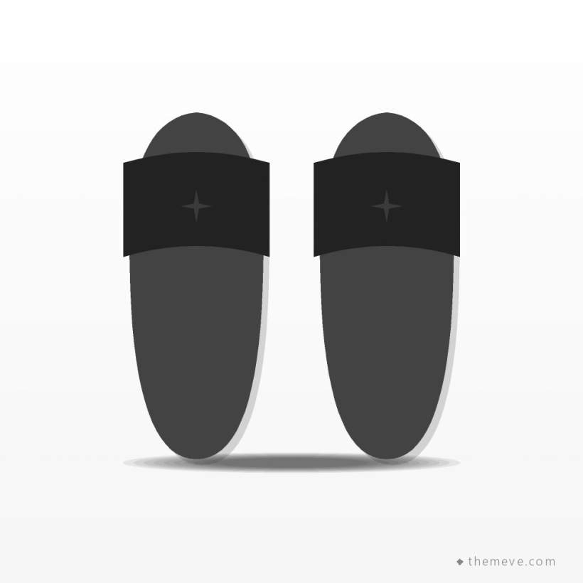 Comfort Slides — Black