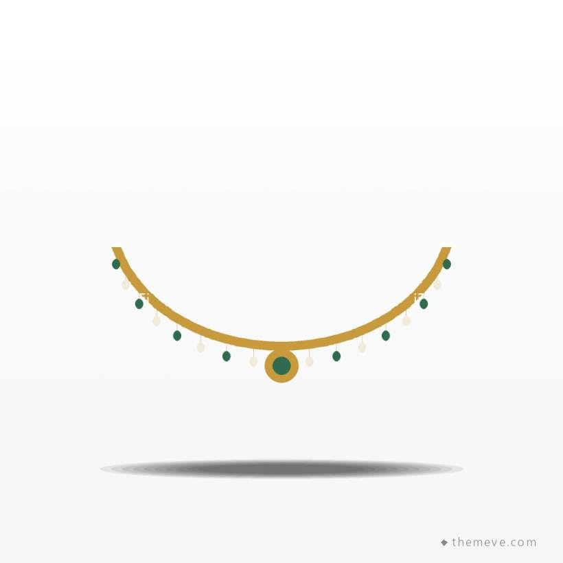 Pearl Choker — Gold