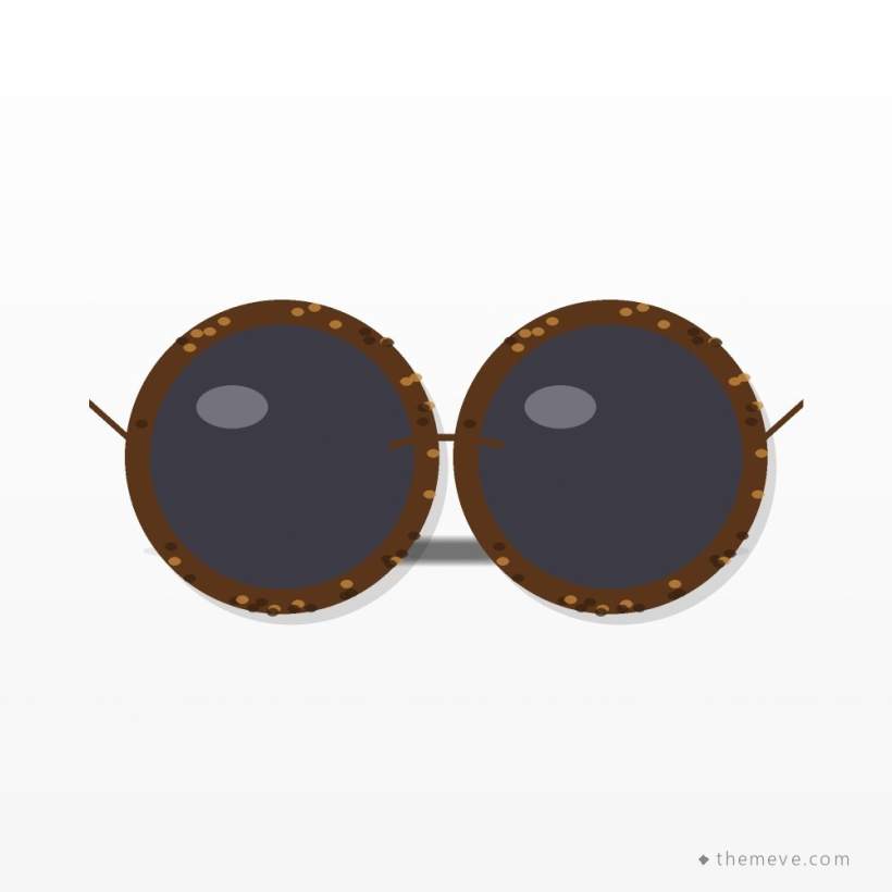 Cat-Eye Sunglasses — Tortoise